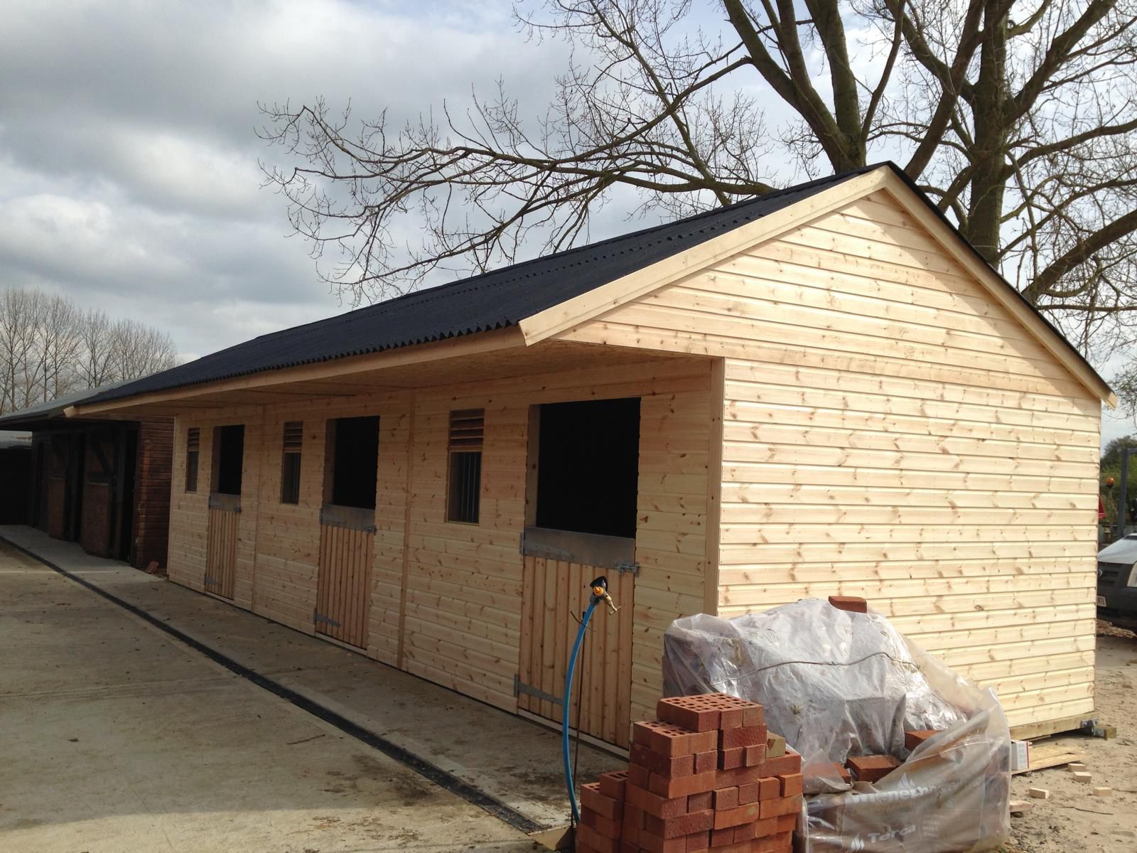 Completed equestrian building 15