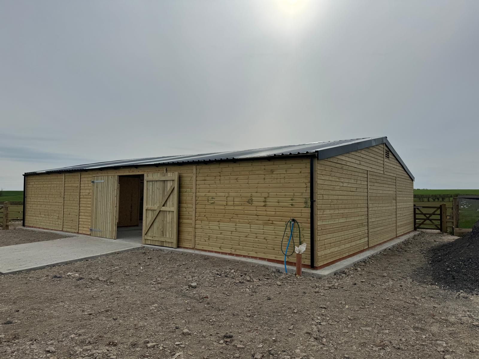 Completed equestrian building 16