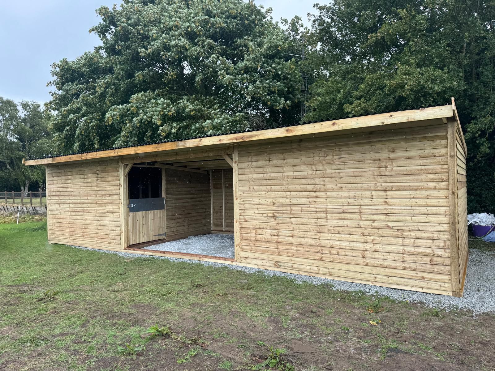Completed equestrian building 3