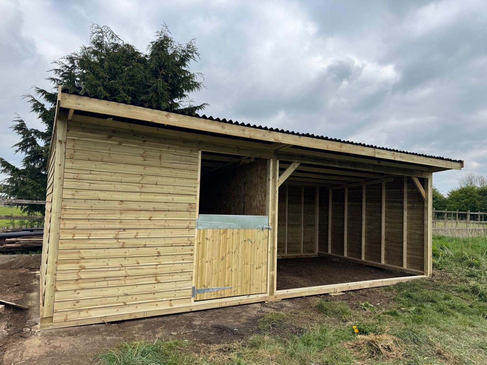 Completed equestrian building 6