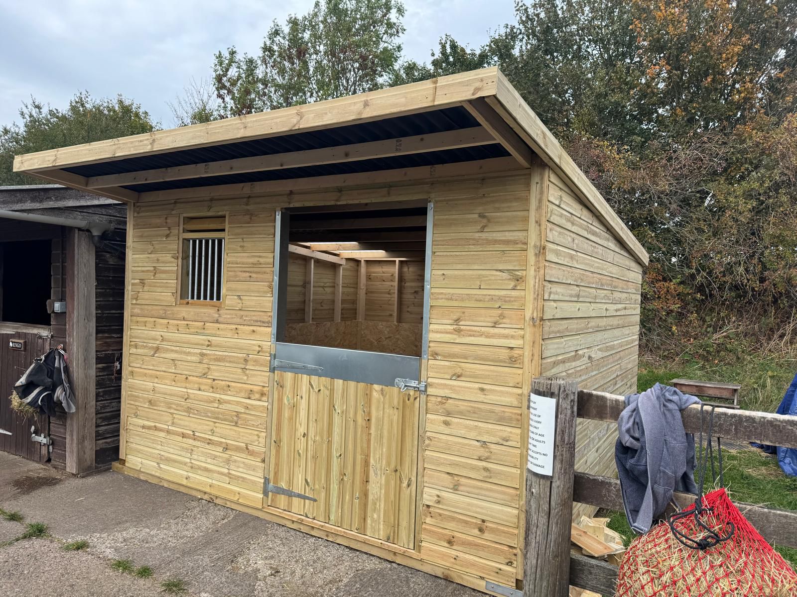 Completed equestrian building 1